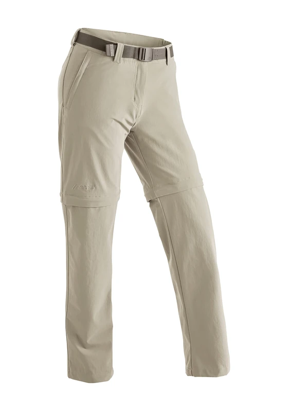 Maier Sports Nata 2, Women's hiking trousers, Water-repellent outdoor trousers for trekking and hiking, Handy zip-off function, PFC-free, mSTRETCH pro 4 & Dryprotec