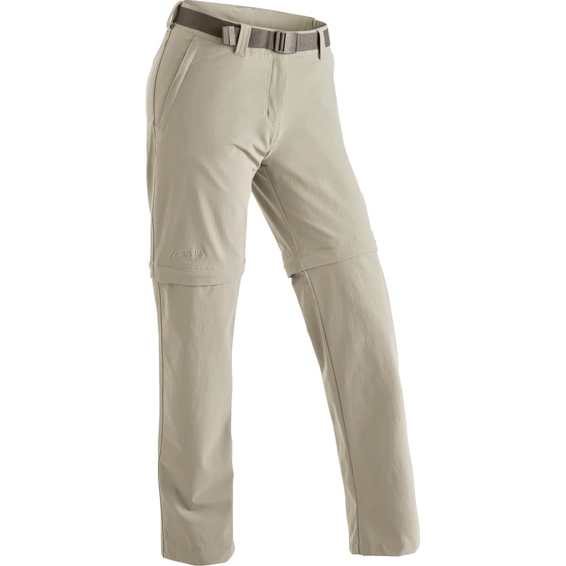 maier sports NATA 2, Women's Hiking Trousers, Water-Repellent Outdoor Trousers for Trekking and Hiking, Handy Zip-Off Function, PFC-Free, mSTRETCH pro 4 & Dryprotec