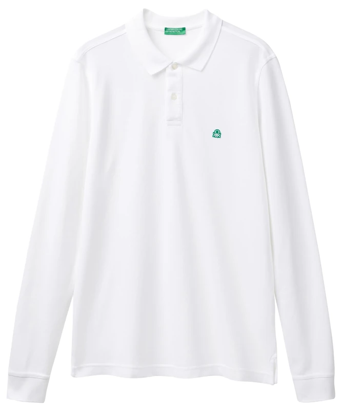 United Colors of Benetton Polo Shirt M/L, White 101, M
