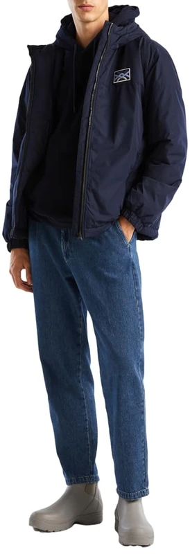 United Colors of Benetton Men's Jacket 27fgun02u, Dark Blue 016, XS
