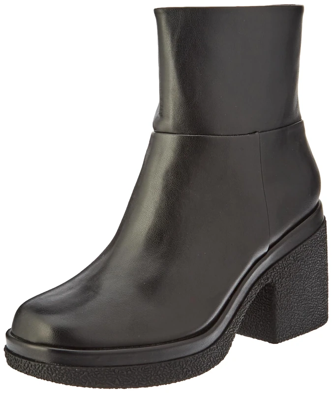 Amazon Essentials Women's Platform Ankle Boots, Black, 8.5 UK - Image 1