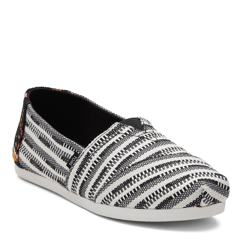 TOMS Women's Alpargata Cloudbound Loafer Flat , Black Multi Global Woven,5 UK
