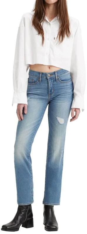 Levi's Women's 314 Shaping Straight Jeans, Show Up Right, 26W / 32L