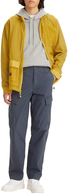 Levi's Men's XX Tapered Cargo Pants, India Ink Poplin, 28W / 32L