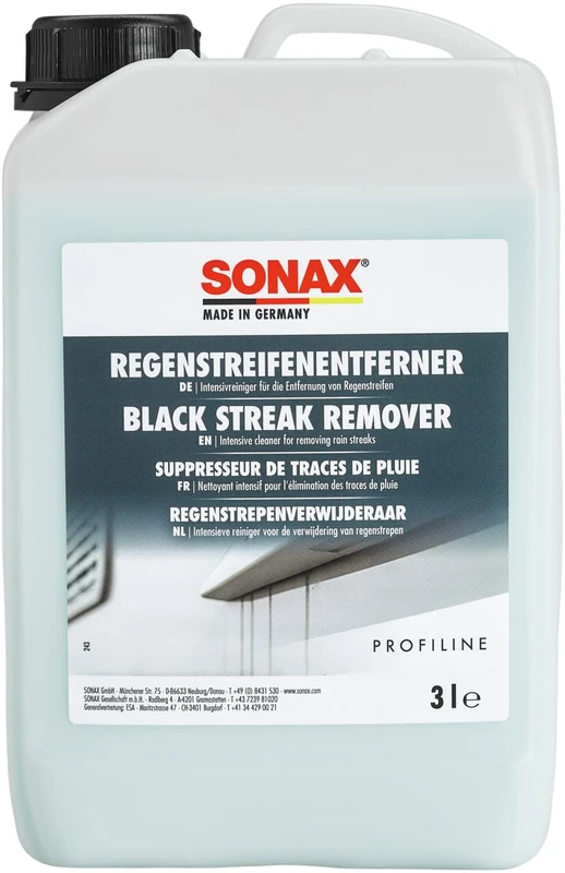 SONAX Black Streak Remover (3 Litre) Abrasive intensive cleaner for removing rain streaks | Item-No. 02184410