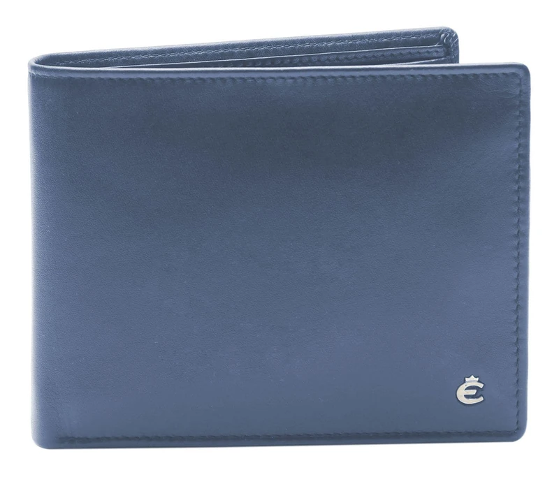 Esquire Wallet 22434903 Blue 03 12.5 x 9 cm Hombre, Blue 03, 12,5 x 9 cm, Classic
