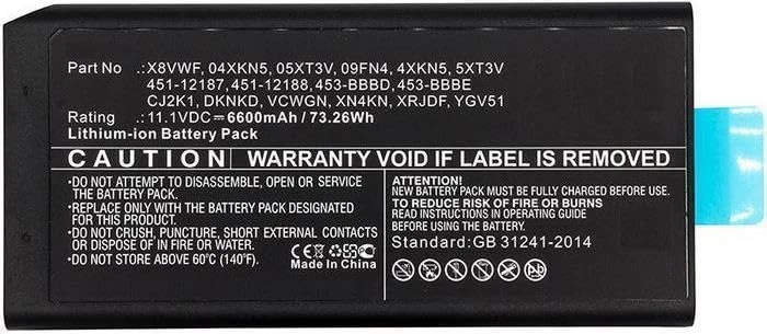 Battery for DELL Laptop