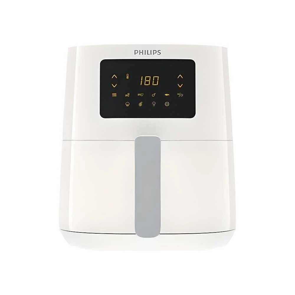 Philips Airfryer Essential Compact Digital HD9252/00, Oil Free Fryer, 0.8 kg, Rapid Air Technology, 7 Presets, White