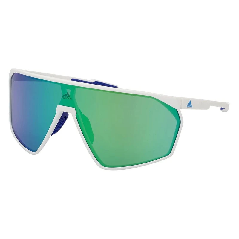 adidas Men's Prfm Shield Sunglasses, White, 00/0/125 - Image 1
