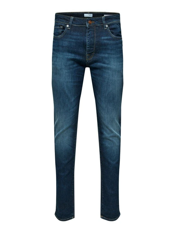 Selected Homme Men's Slh175-slimleon 31604 D.Blue Soft W Noos, Dark Denim Blue, 29 W/32 L - Image 1