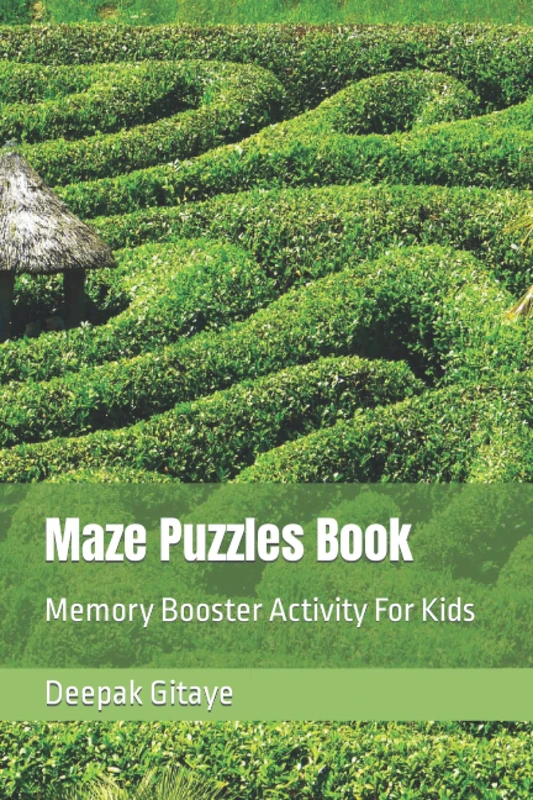 Maze Puzzles Book: Memory Booster Activity For Kids