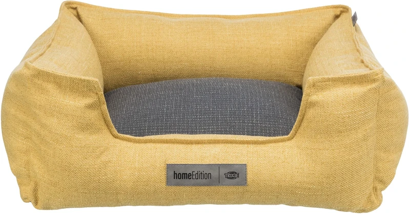 Talis bed, square, 60 × 50 cm, yellow/dark grey