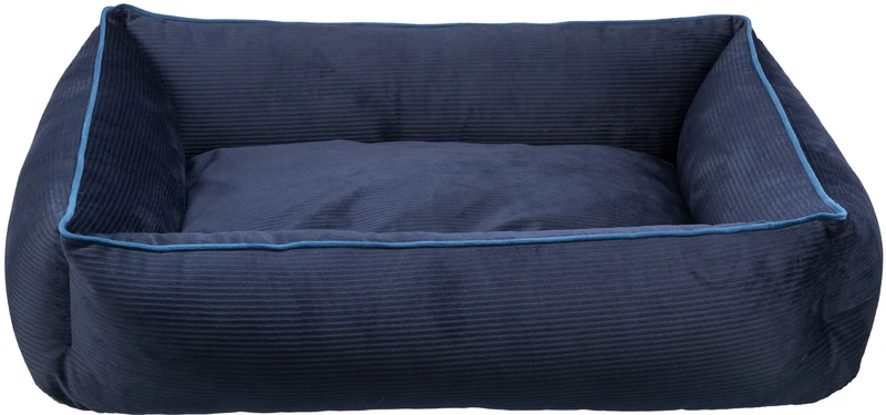 Romy bed, square, 90 × 75 cm, dark blue