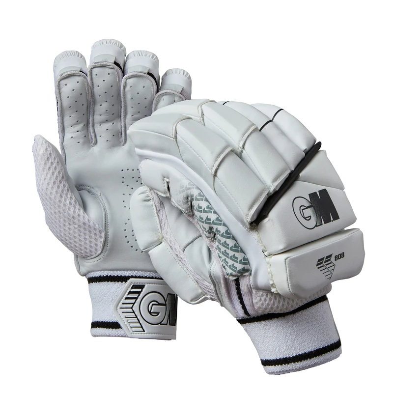Gunn & Moore GM | Cricket Batting Gloves, 808, Black, Adult Left Handed, 1 Pair, 5S462314