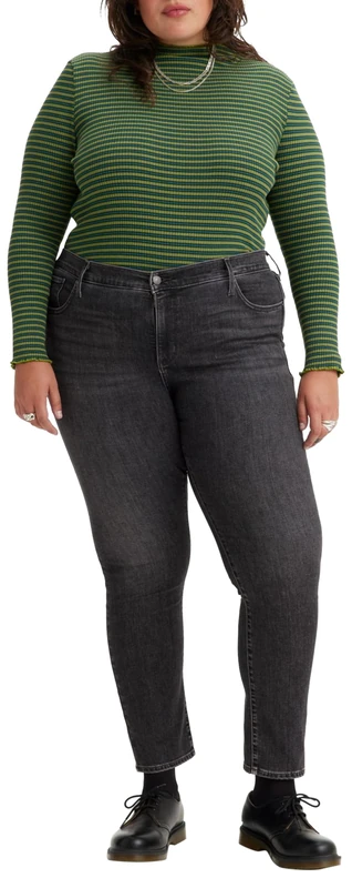 Levi's Women's Plus Size 311 Shaping Skinny Jeans, Bloom Black Plus, 16 L