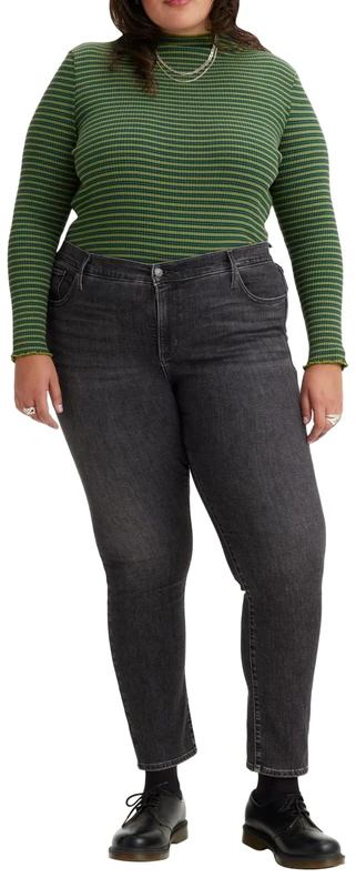 Levi's Women's Plus Size 311 Shaping Skinny Jeans, Bloom Black Plus, 20 L