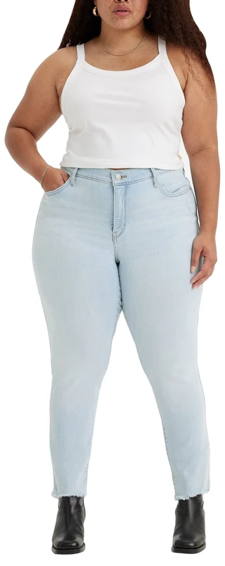 Levi's Women's Plus Size 311 Shaping Skinny Jeans, Slate Scan Plus, 18 M