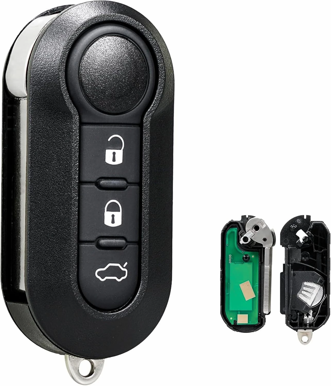 433MHZ 3 Buttons Fiat 500 Punto Ducato Key Fob Marelli System Peugeot Boxer Car Key Citroen Relay Remote Control For Iveco Daily Key PCF7946 Chip