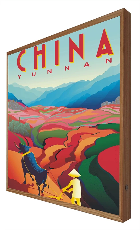Ccretroiluminados Vintage Backlit China Sign: Travel Series - Image 1