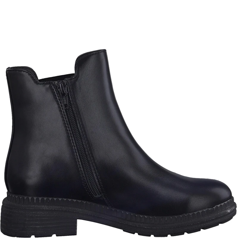 Jana Women’s Chelsea Boots Winter with Zip Wide H Extra Width, Black, 5 UK
