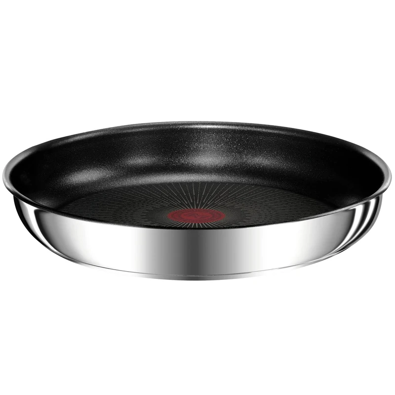 Tefal L9730602 Ingenio Preference, Stackable, Stainless Steel, Safe Non-Stick Coating, Induction, Made in France, Versatility, Space Saving, Temperature Indicator, Frying pan 28 cm