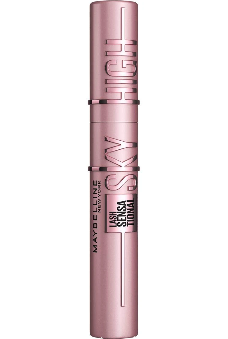 Maybelline New York Lash Sensational Sky High Mascara, Volumising & Lengthening Mascara, Washable Flake-Free Formula Infused with Bamboo Extract & Fibres, 7 ml, Shade: Brown