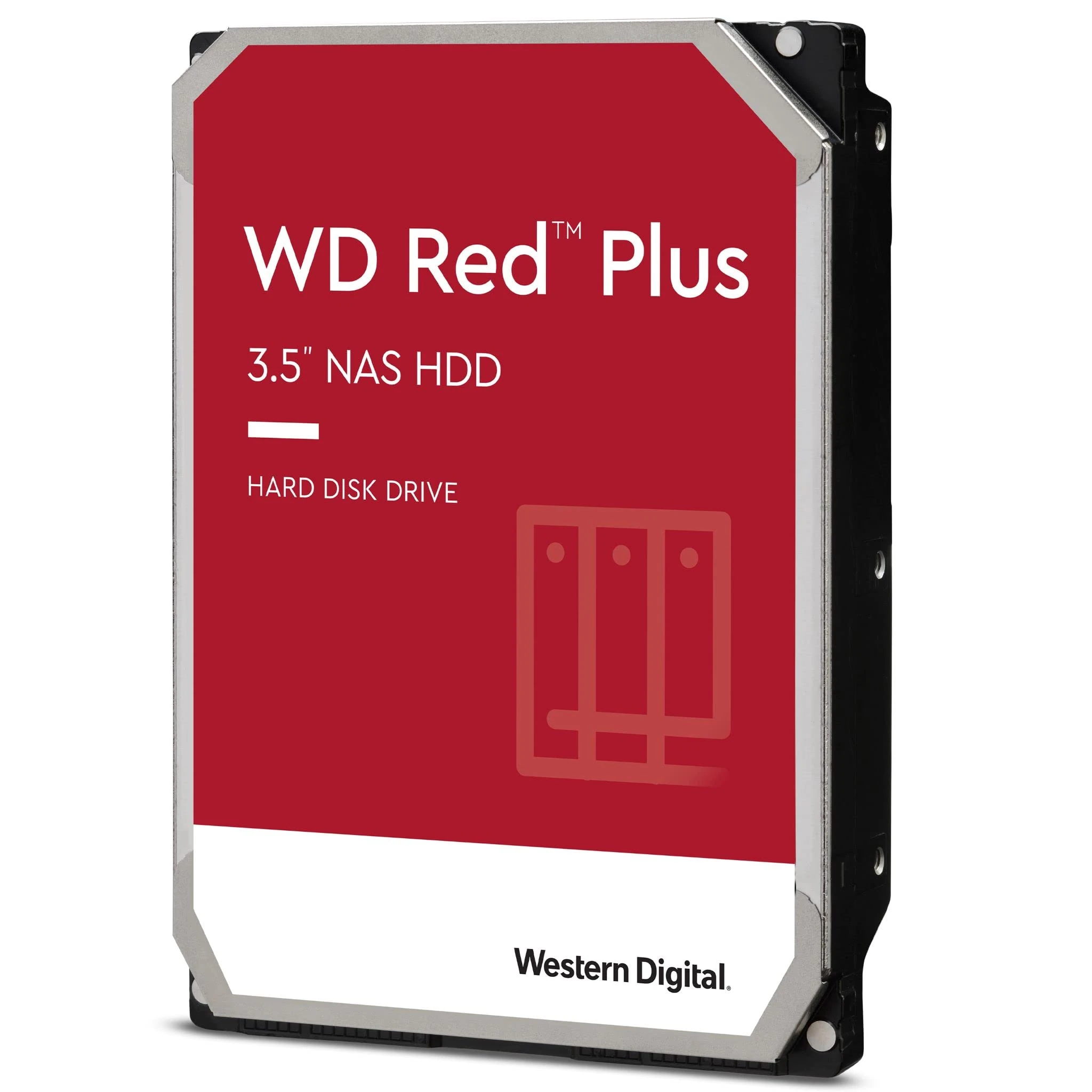 WD Red Plus 6TB NAS 3.5" Internal Hard Drive - 5400 RPM Class, SATA 6 Gb/s, CMR, 256MB Cache