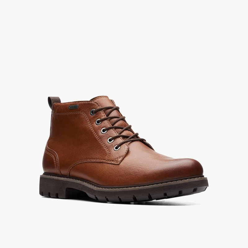 Clarks Men's Batcombemixgtx Ankle Boots, Black (Black Leather), 8 UK