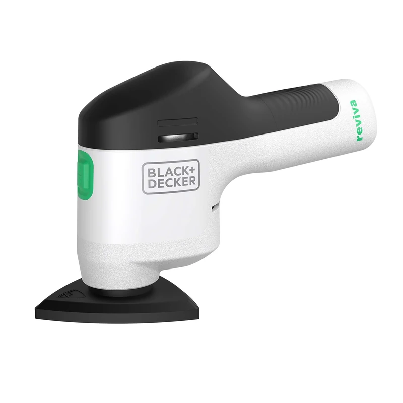 Black & Decker Reviva 12V Cordless Sander Eco Made from 50% Recycled Material for Finishing Touches to DIY Needs REVDS12C-GB - Image 1