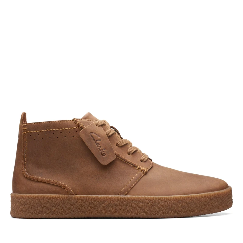 Clarks Streethill Mid Mens Dark Tan Lea, 9