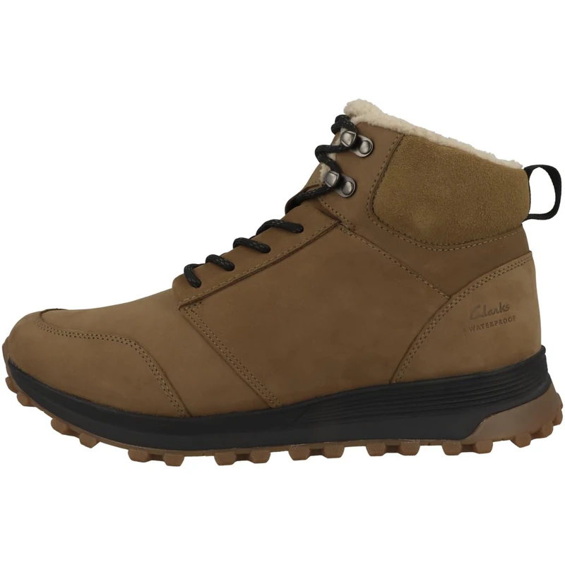 Clarks ATL Trek Up WP Mens Dark Sand Hiking Boots - Size 8 - Image 1