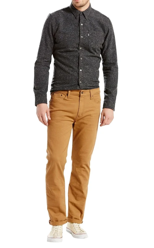 Levi's Men's 513 Slim Straight Jeans, Caraway - Bull Denim, 29W / 32L