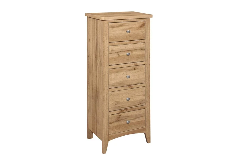 Birlea HAMPSTEAD 5 DRAWER TALL CHEST OAK