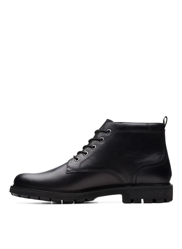 Clarks Men's Batcombe Mix Ankle Boot, Black Black Leather, 8.5 UK - Image 1