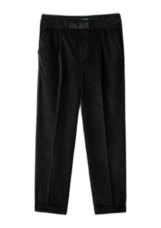 United Colors of Benetton Trousers, Black 100, XXS