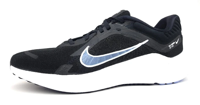 NIKE Men's Quest 5 Sneaker, Black Cobalt Bliss White, 11 UK