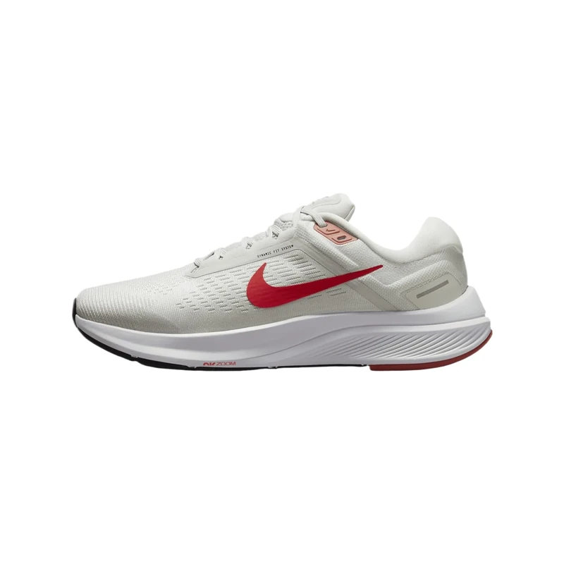 NIKE Men's Air Zoom Structure 24 Sneaker, Photon DUST/LT Crimson-Platinum Tint, 8.5 UK