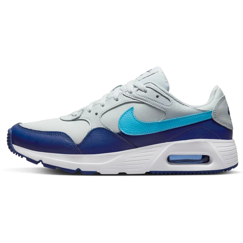 NIKE Men's Air Max Sc Sneaker, Pure Platinum Blue Lightning White, 8 UK
