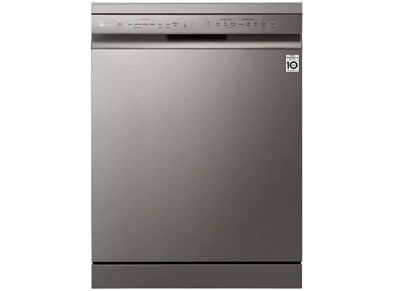 LG DF325FPS, 14 Place Setting, TrueSteam™ QuadWash™ Dishwasher, E Rated in Stainless Steel