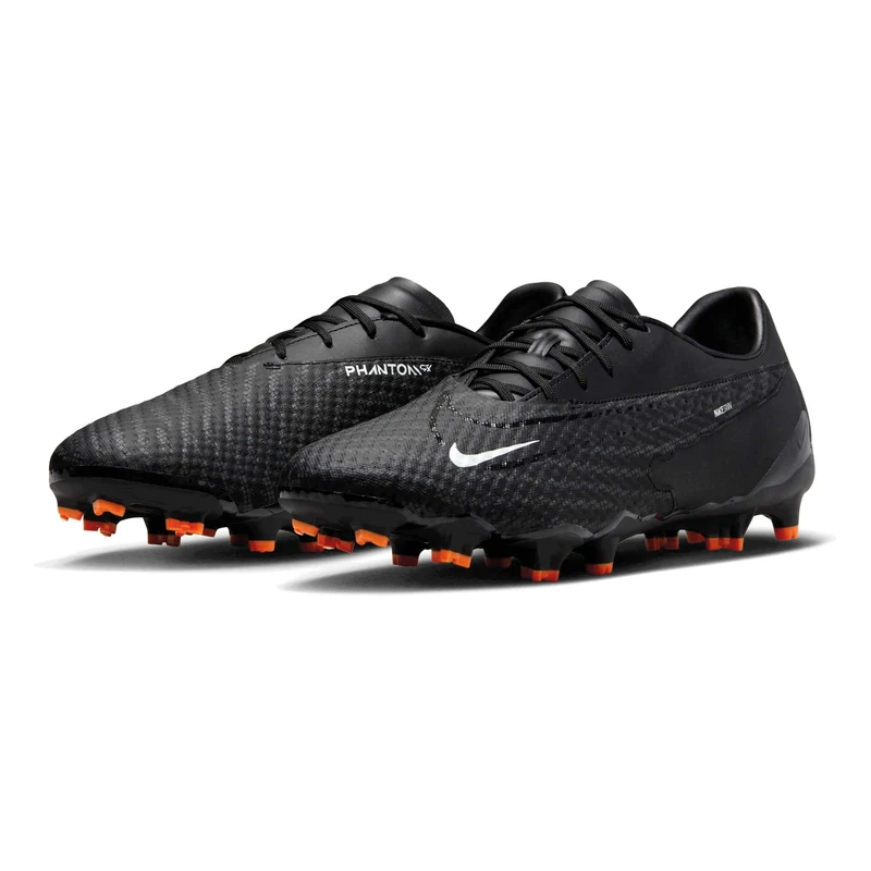 NIKE Men's Phantom Gx Academy Fg/Mg Sneaker, Black Summit White Dk Smoke Grey, 9.5 UK