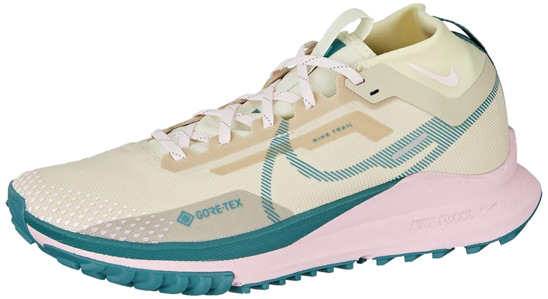 NIKE DJ7929-100 React Pegasus Trail 4 Gore-TEX Sneaker Female SANDDRIFT/Mineral Teal-Coconut Milk UK 3 - Image 1