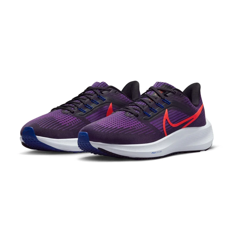 NIKE Women's Nike Air Zoom Pegasus 39 Sneaker, Fuchsia Dream Bright Crimson Black White, 5 UK