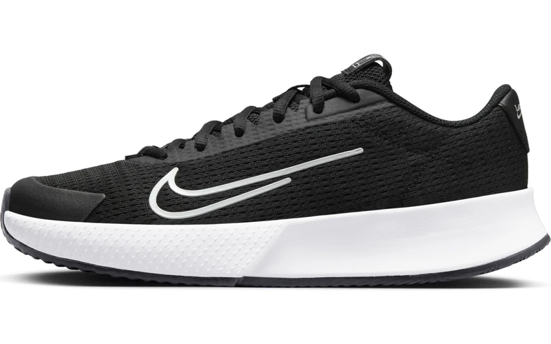 NIKE Women's W Vapor LITE 2 Cly Sneaker, Black/White, 9 UK