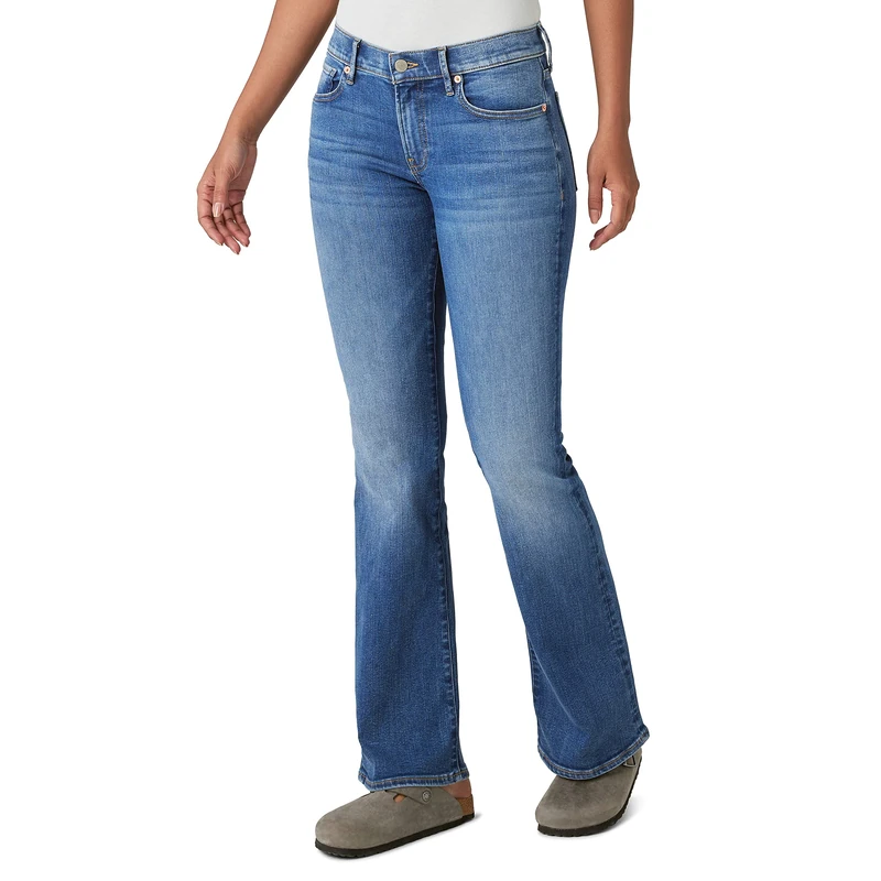 Lucky Brand Women's Mid Rise Flare Jean, Something Sweet, 32W x 32L