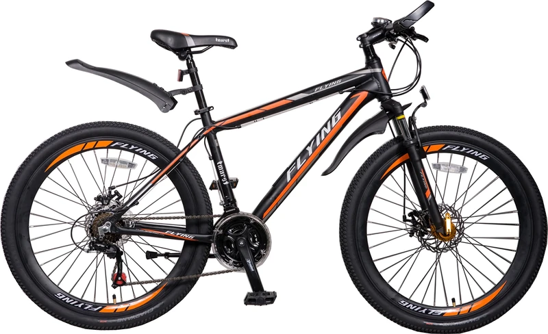 FLYing Unisex's 21 Speeds Mountain bikes Bicycles Shimano Alloy Frame with Warranty, Black 26