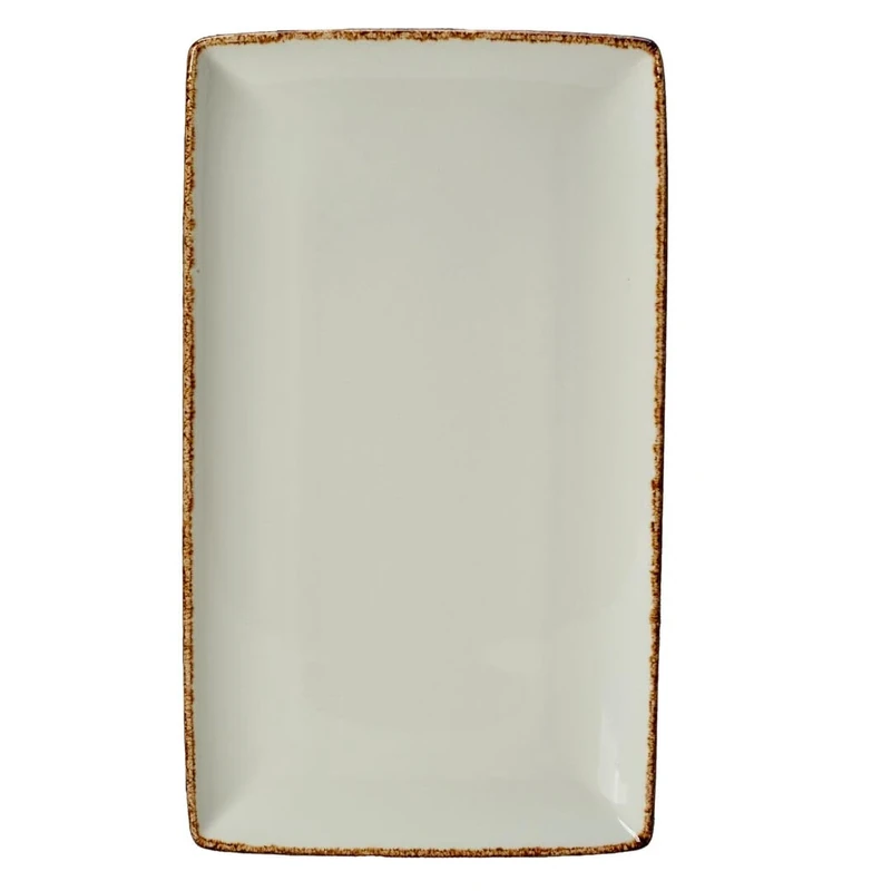 Steelite Brown Dapple Rectangle Three Tray 32 x 19cm, Case of 6