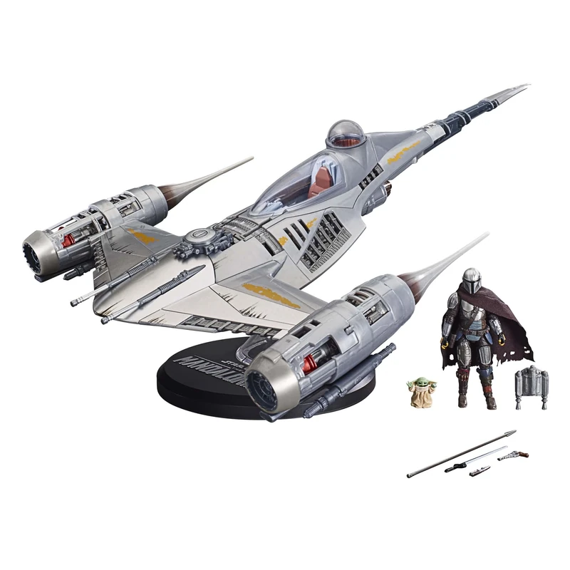 Star Wars The Vintage Collection The Mandalorian’s N-1 Starfighter, The Mandalorian 3.75” Vehicle & Action Figures