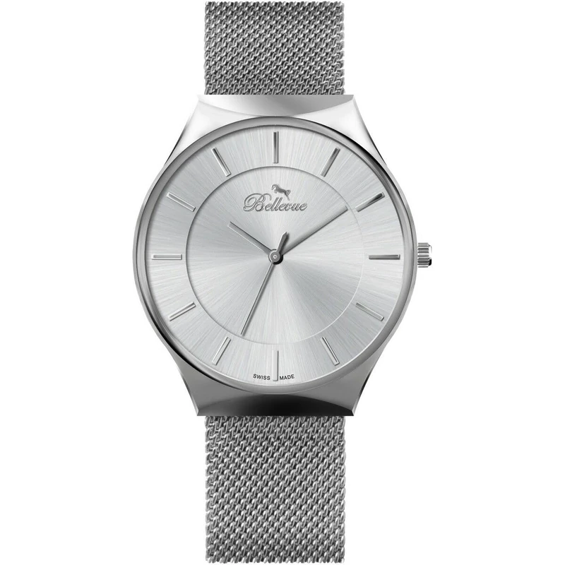 Bellevue Men's Watch E.56, Grey, 32MM, Minimalist - Image 1