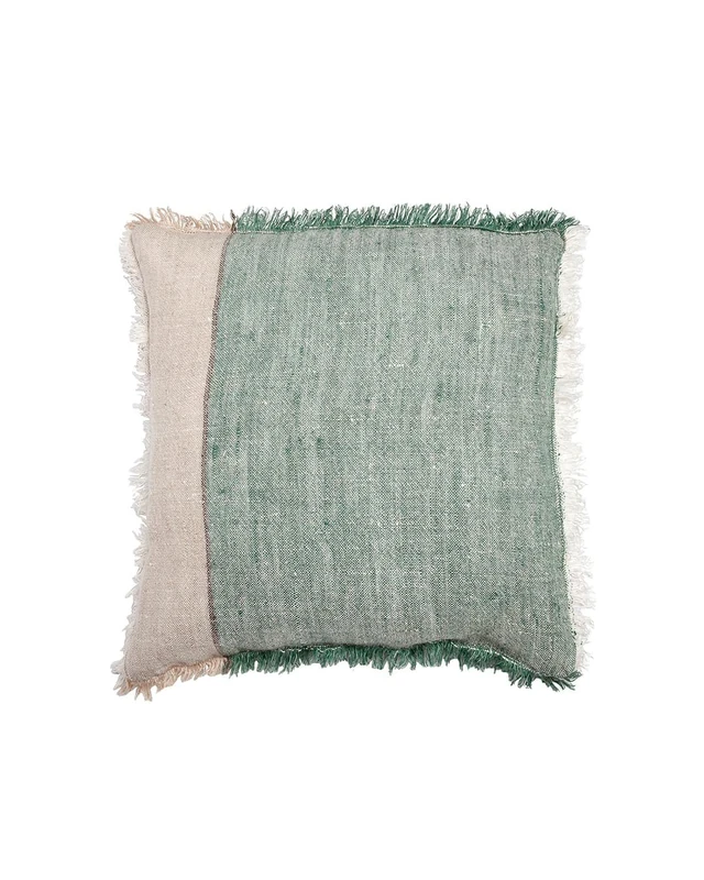 Dareels LEMOOR Fringes Green 50 Cushion Cover