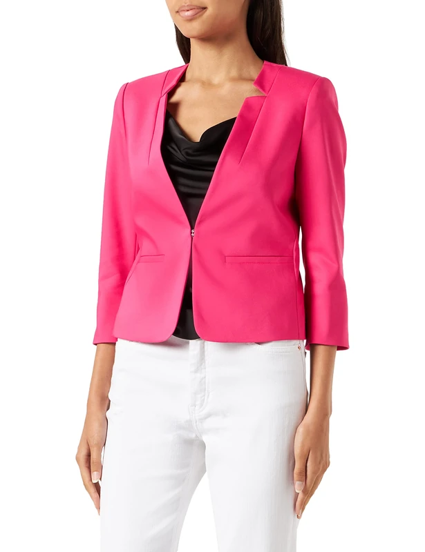 comma Women's 60.2.61.15.152.2135324 Blazer, 4462, 18